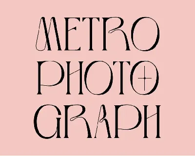 Metro Photograph - Demo Version font