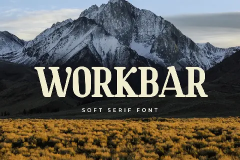 Workbar font