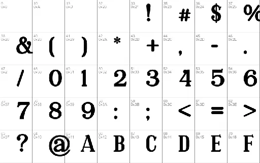 Workbar font