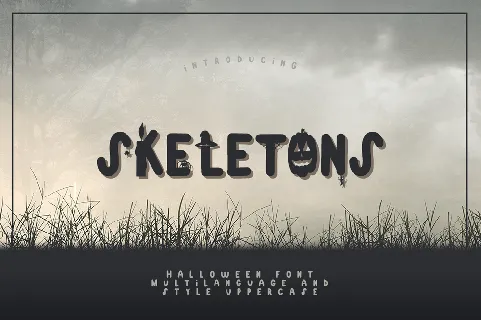 Skeletons font