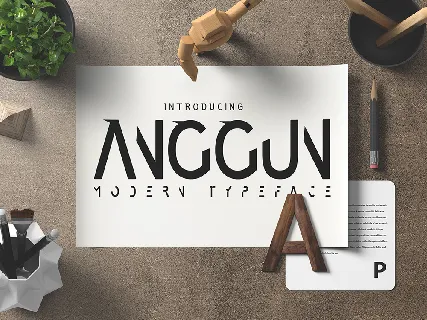 Anggun Sans font