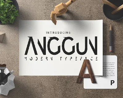 Anggun Sans font