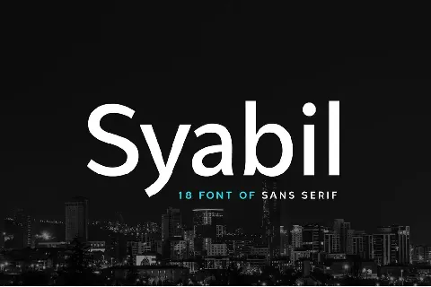 Syabil Family font