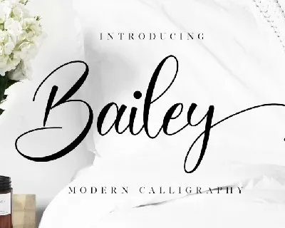 Bailey Modern Calligraphy font