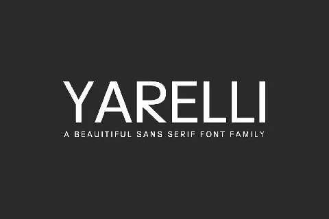 Yarelli font