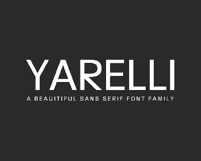 Yarelli font