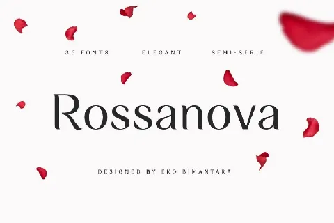 Rossanova Family font