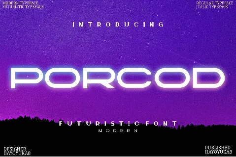 Porcod font