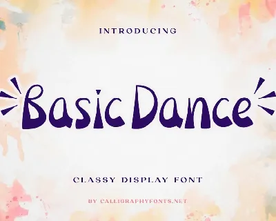 Basic Dance Demo font