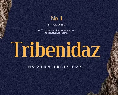 Tribenidaz font