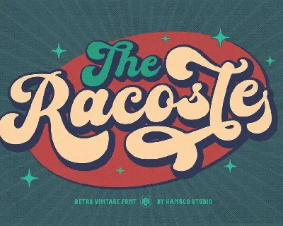 Racoste font