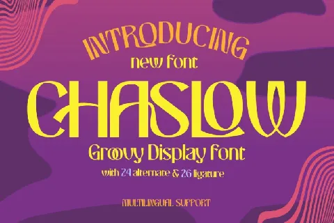 Chaslow font