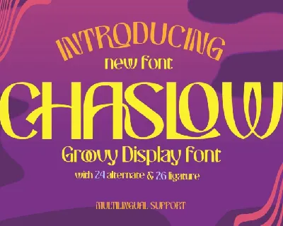 Chaslow font