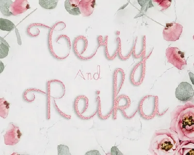 Geriy and Reika font