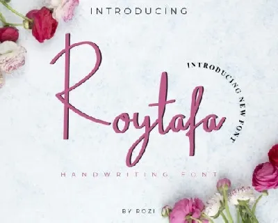 Roytafa Handwritten font