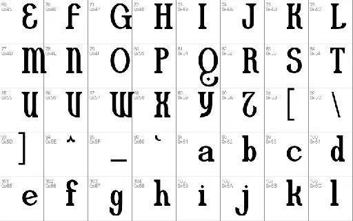 Burkhan font