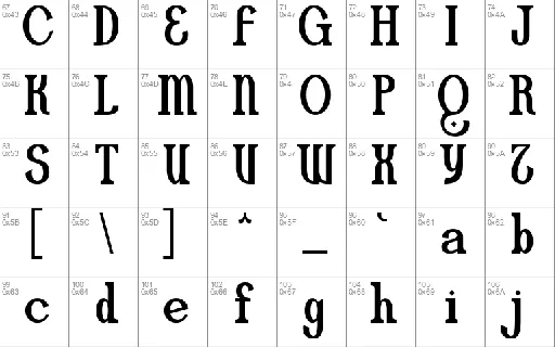 Burkhan font