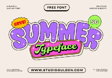 SG Summer Duo font