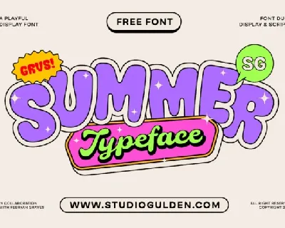 SG Summer Duo font