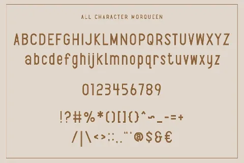 Morqueen font