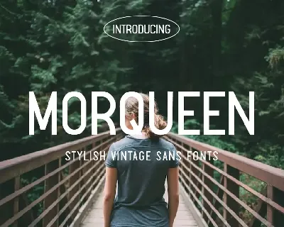 Morqueen font