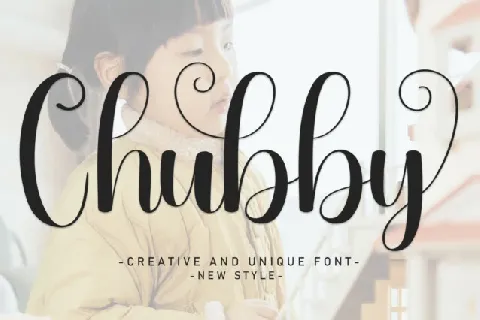 Chubby Script Typeface font