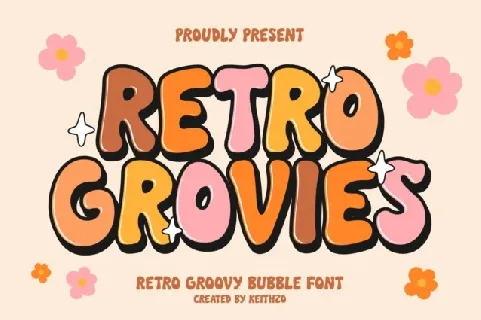 Retro Grovies font