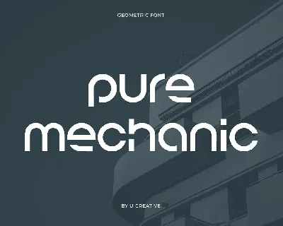 Pure Mechanic font