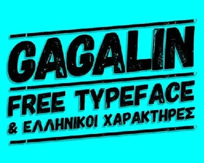 Gagalin font
