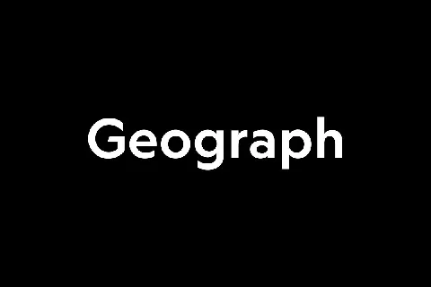 Geograph font