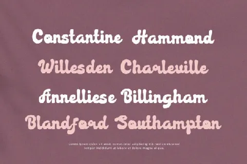 Ebullient font