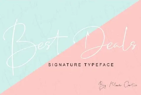 Best Deals font