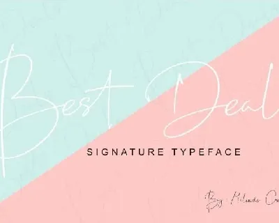 Best Deals font