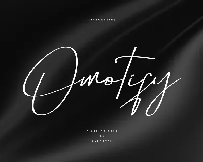 Omotify font