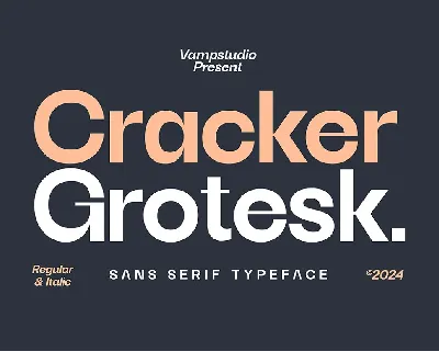 Cracker Grotesk font