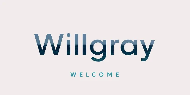 Willgray font