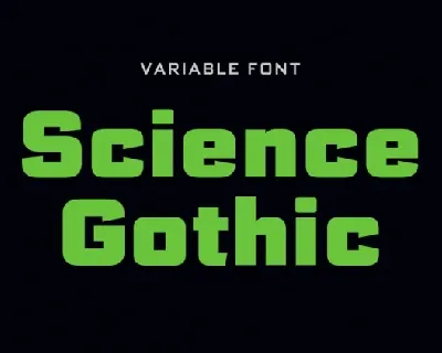 Science Gothic font