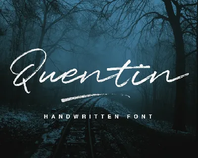 Quentin Script Free font