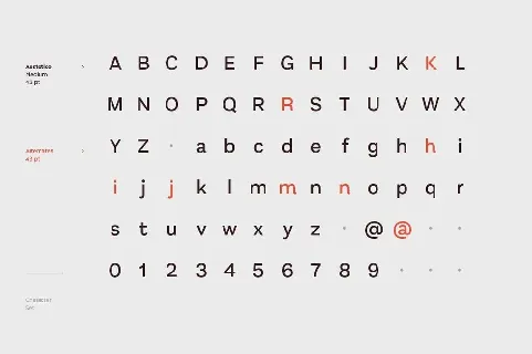 Aestetico Family font