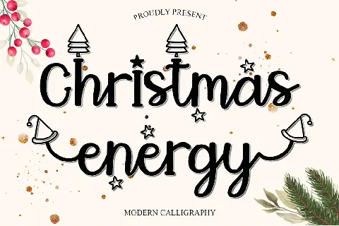 Christmas Energy font