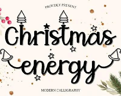 Christmas Energy font