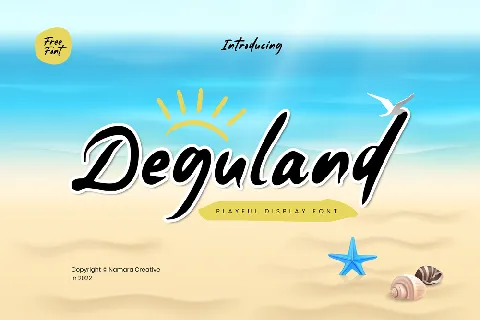 Deguland font