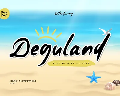 Deguland font