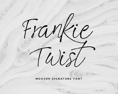 Frankie Twist font