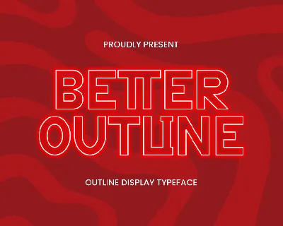 BetterOutline font