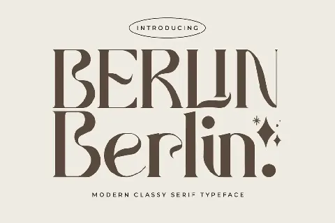 Berlin Typeface font