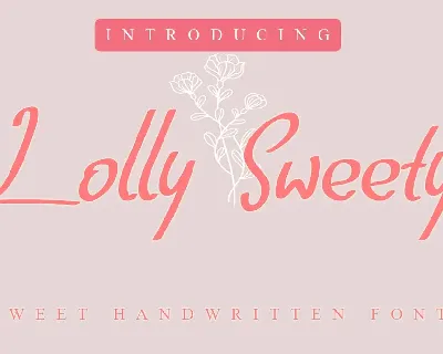 Lolly Sweety font