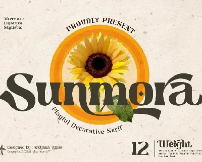 Sunmora font