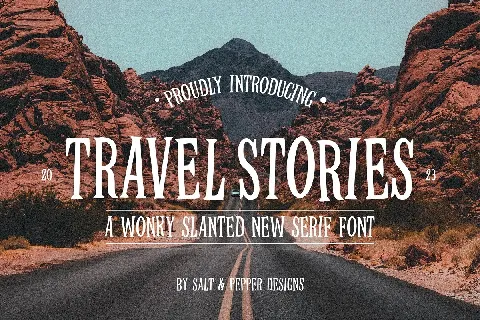 Travel Stories font