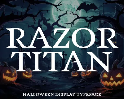 Razor Titan font